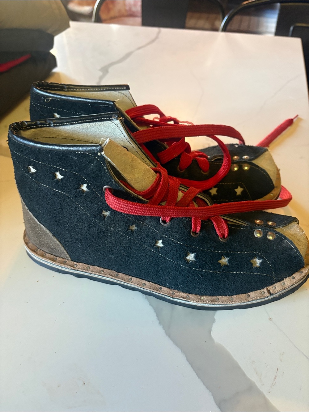 Handmade Guanajuato Mexico Men’s Size 10 Denim Star Shoes